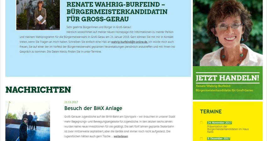 Website Renate Wahrig-Burfeind