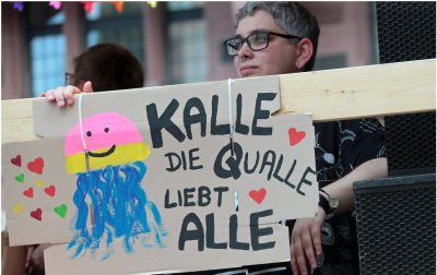 Christopher Street Day in Frankfurt. Foto: Jürgen Pilgerstorfer