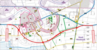 Ortsumgehung Dornheim. Grafik: Kreisstadt Groß-Gerau