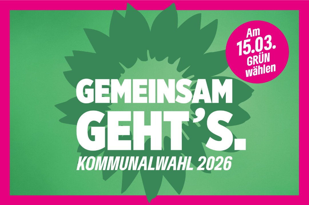GRÜNE - Gemeinsam geht's. Kommunalwahl 2026