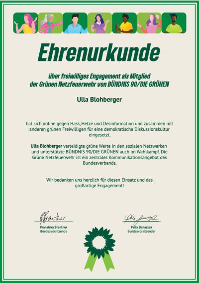 Grüne Netzfeuerwehr