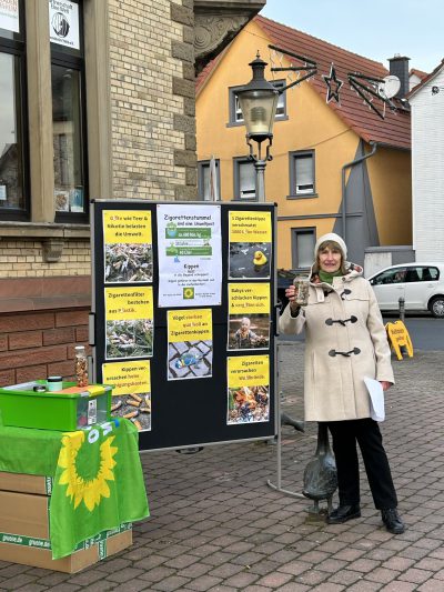 Wahlstand in Dornheim