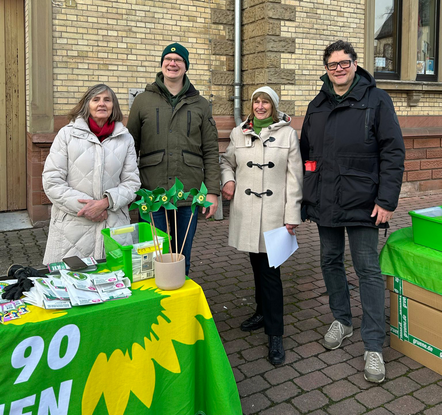 Wahlkampfstand Grüne
