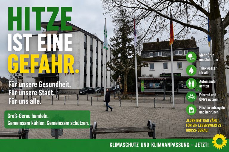 Hitze in Groß-Gerau: Jetzt gemeinsam handeln