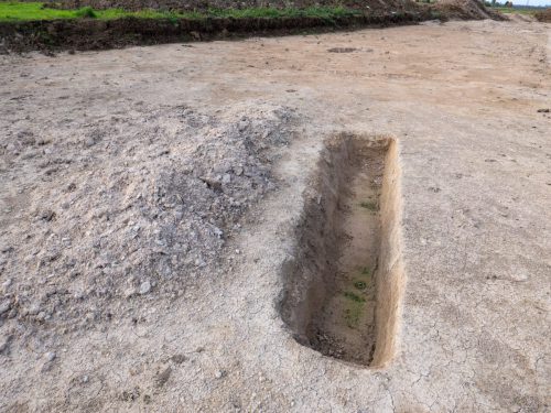 Keine Gräber, fleißiges archäologisches Buddeln.