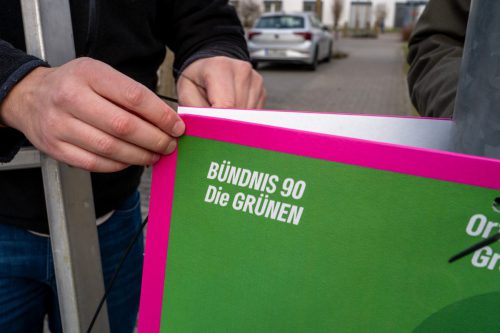 Plakataktion Grüne Groß-Gerau