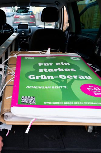 Plakataktion Grüne Groß-Gerau